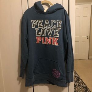 Victoria’s Secret PINK tunic style hoodie Sz M